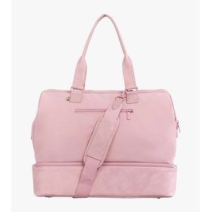 Beis weekender travel bag in atlas pink
